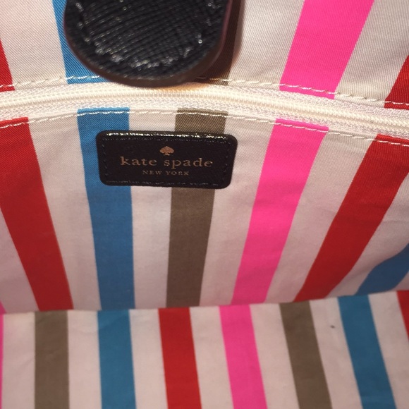 NWOT Kate Spade Black Saffiano Shoulder Bag / Tote - Picture 6 of 8